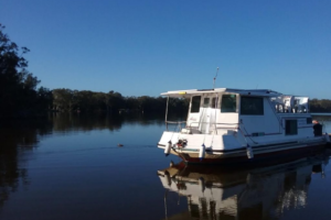 33 ft Houseboat at Mungo Brush. Camping here is often booked out! Not on a houseboat and a waterfront view every time.